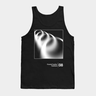 Crystal Castles - Vanished / Minimalist Style Graphic Design Tank Top